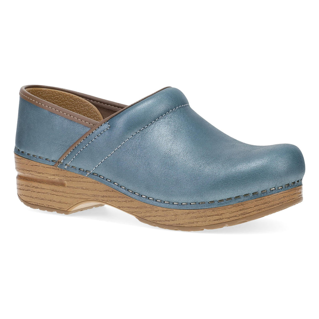 Dansko® Women's Professional Clog Blue Metallic – SOLE DESIRE