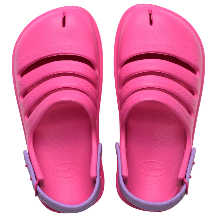Havaianas Kids Clogs II Pink Flux Prisma Purple 11 12c