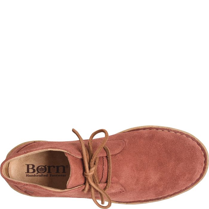 BORN Women's Naula II Bootie - Rustic Fold-Over Cuff Ankle Boot In Earthy Suede & Nubuck