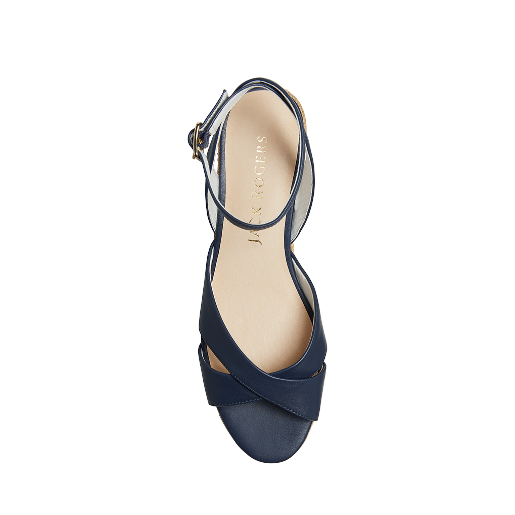 Jack rogers 2025 navy sandals