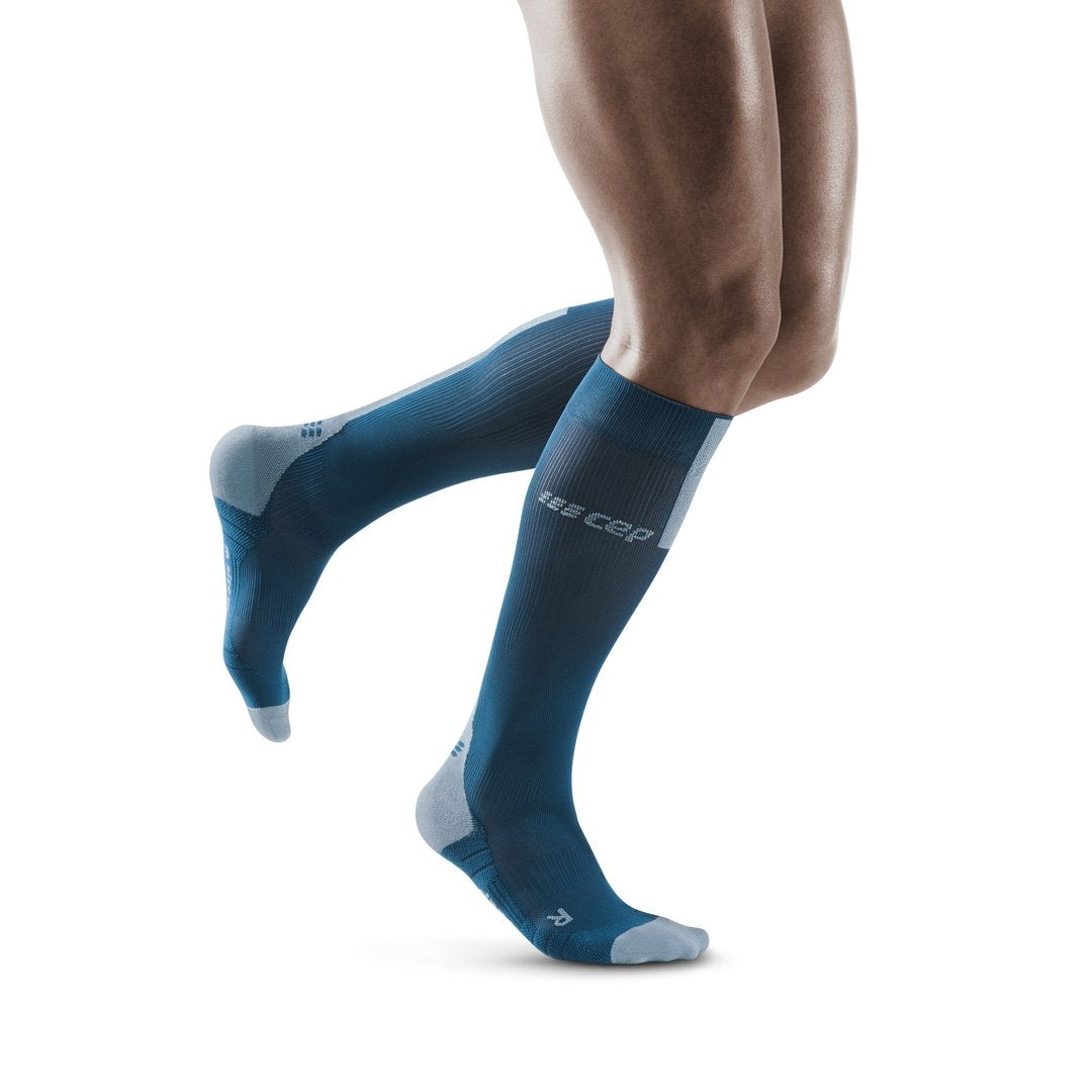 Cep Calf Sleeves 3.0 Knee Highs Compression Man, Black/Dark Grey